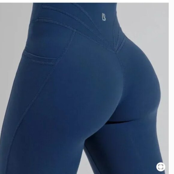 BuffBunny Monarch High Rise Legging - Baked Blue - Picture 2 of 5